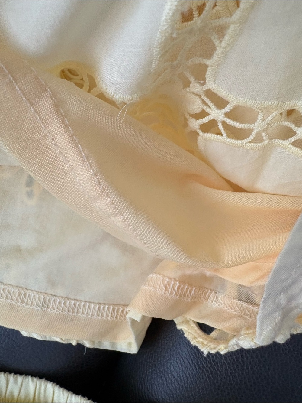 ❤️NEW entro Yellow Eyelet-Trim Button Front Top And shorts sets - Picture 7 of 15